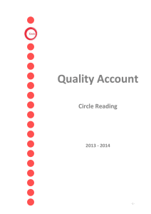 Quality Account  Circle Reading 2013 - 2014