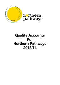 Quality Accounts For Northern Pathways 2013/14