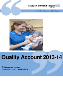 Quality Account 2013-14