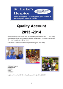 Quality Account 2013 -2014
