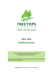 Quality Account 2013 - 2014