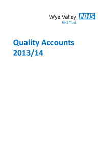 Quality Accounts   2013/14   