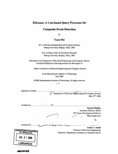 ZStream: A  Cost-based  Query Processor for Yuan Mei