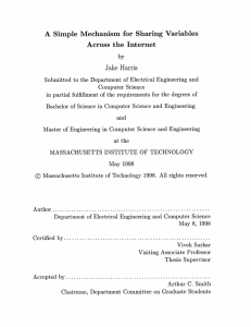 A  Simple  Mechanism  for  Sharing ... Across  the  Internet Jake  Harris