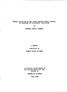 AS MEASURED BX BIOLOGICAL INDICATORS CHARLES DANIEL ZXEBELL