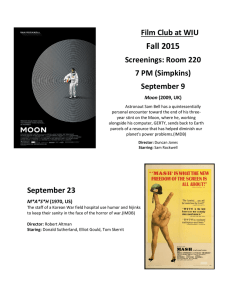 Fall 2015 Film Club at WIU Screenings: Room 220 7 PM (Simpkins)