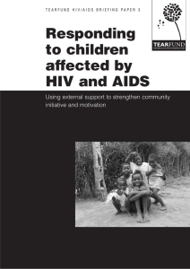 Responding to children affected by HIV and AIDS