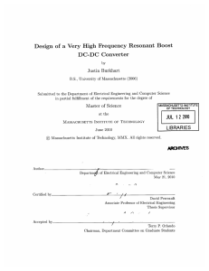 Design  of  a  Very  High ... DC-DC  Converter JUL  12 LIBRARIES