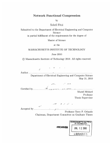 Network  Functional  Compression Soheil  Feizi
