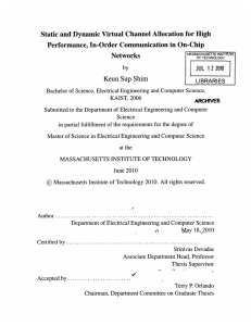 Static and Dynamic  Virtual Channel Allocation  for High