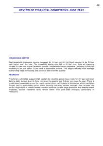 46 REVIEW OF FINANCIAL CONDITIONS: JUNE 2012