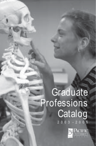 Graduate Professions Catalog 2 0 0 3  - 2 0 0 5