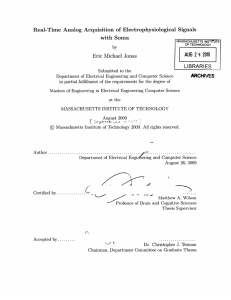 LIBRARIES ARCHIVES Real-Time  Analog  Acquisition  of  Electrophysiological ... with  Soma