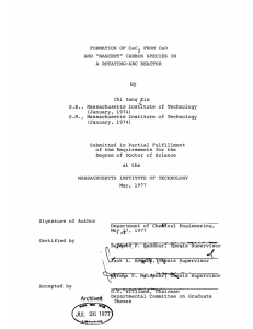 FORMATION OF  CaC FROM CaO im