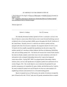 AN ABSTRACT OF THE DISSERTATION OF