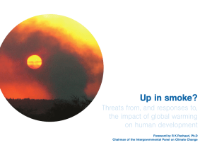 Up in smoke? Threats from, and responses to, on human development