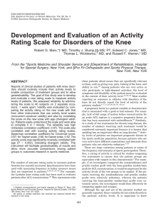 Development and Evaluation of an Activity