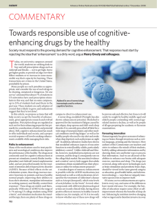Towards responsible use of cognitive- enhancing drugs by the healthy