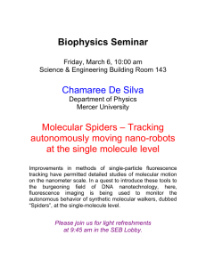 Biophysics Seminar  Chamaree De Silva