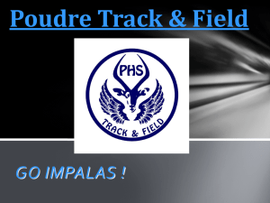 Poudre Track &amp; Field GO IMPALAS !