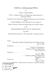 CAD  for  a  3-Dimensional  FPGA