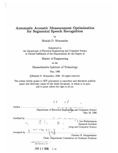 Automatic  Acoustic  Measurement  Optimization