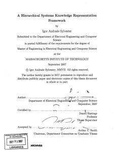 A  Hierarchical  Systems  Knowledge  Representation Framework