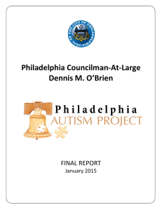   Philadelphia Councilman‐At‐Large   Dennis M. O’Brien  FINAL REPORT 