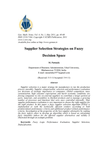 Gen. Math. Notes, Vol. 4, No. 1, May 2011, pp.... ISSN 2219-7184; Copyright © ICSRS Publication, 2011