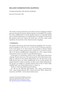 RELAXED SUBMONOTONE MAPPINGS