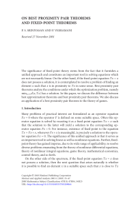 ON BEST PROXIMITY PAIR THEOREMS AND FIXED-POINT THEOREMS