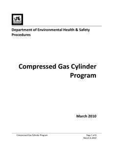 Compressed Gas Cylinder  Program   Department of Environmental Health &amp; Safety 