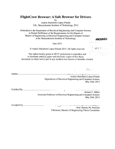 FlightCrew  Browser:  A Safe  Browser for Drivers