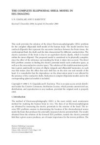 THE COMPLETE ELLIPSOIDAL SHELL-MODEL IN EEG IMAGING