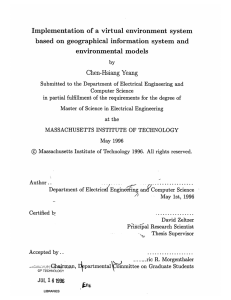 Implementation  of  a  virtual environment  system