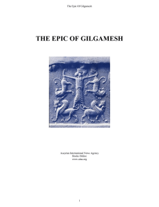 THE EPIC OF GILGAMESH The Epic Of Gilgamesh Assyrian International News Agency