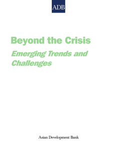 Beyond the Crisis Emerging Trends and Challenges