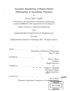 Atomistic  Simulations  of Elastic-Plastic Franco  Mario  Capaldi