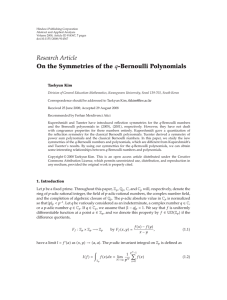 Hindawi Publishing Corporation Abstract and Applied Analysis Volume 2008, Article ID 914367, pages