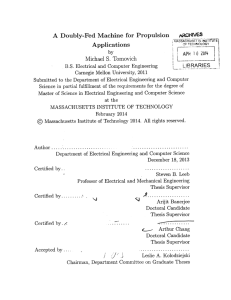 A  Doubly-Fed  Machine  for  Propulsion Applications S. ARWHNE*S