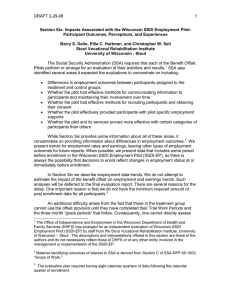 DRAFT 2-29-08 1 Participant Outcomes, Perceptions, and Experiences