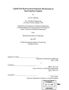 Liquid Fuel Hydrocarbon Emissions  Mechanisms  in Spark-Ignition Engines