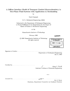 A  Diffuse  Interface  Model  of ... Two-Phase  Fluid  Systems  with  Application ...