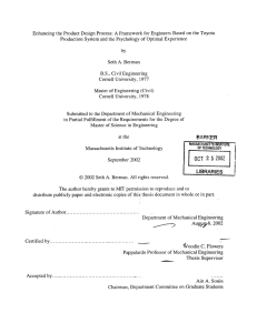 A Production  System  and  the  Psychology ... A. B.S.,  Civil Engineering