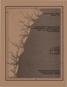 Technical  Report Series Number 77-6 HYDROGRAPHIC OBSERVATIONS