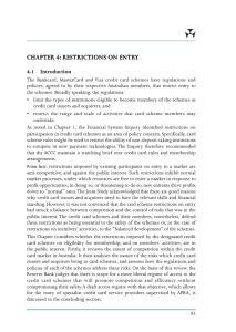 CHAPTER 4: RESTRICTIONS ON ENTRY 4.1 Introduction