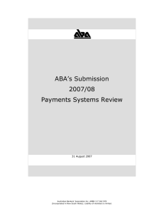 ABA’s Submission 2 0