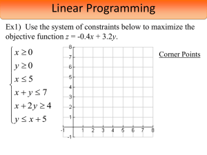 Linear Programming   0 