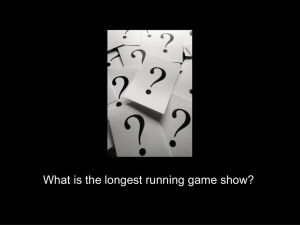 4.3 Exponential Functions What is the longest running game show?