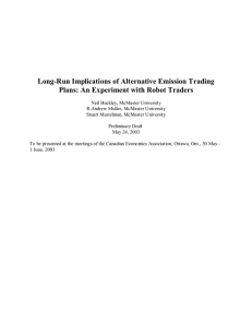 Long-Run Implications of Alternative Emission Trading